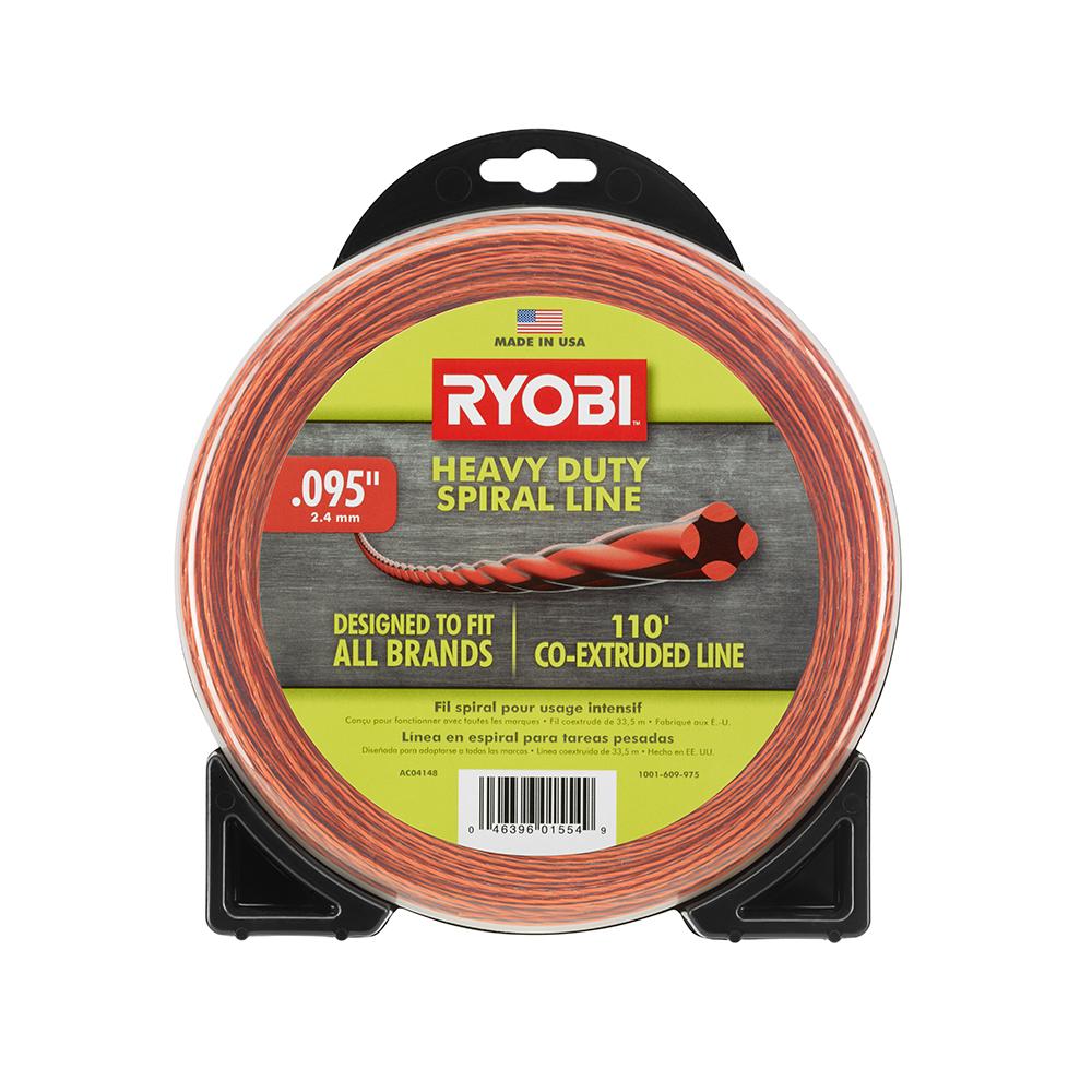 RYOBI .095 In. X 110 Ft. Spiral CoExtruded Trimmer Line