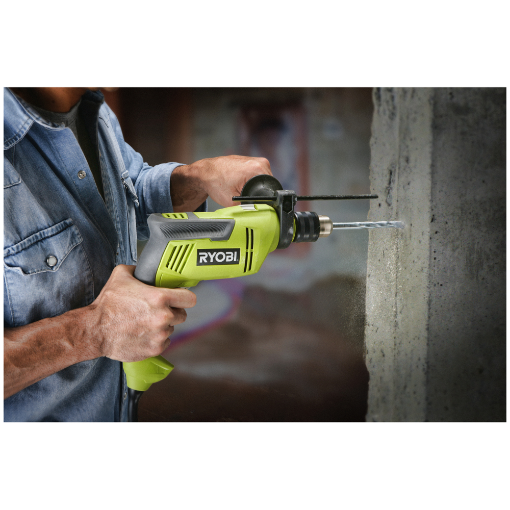 RYOBI 1/2 In. Variable Speed Hammer Drill | Hammer Drills | Drills ...