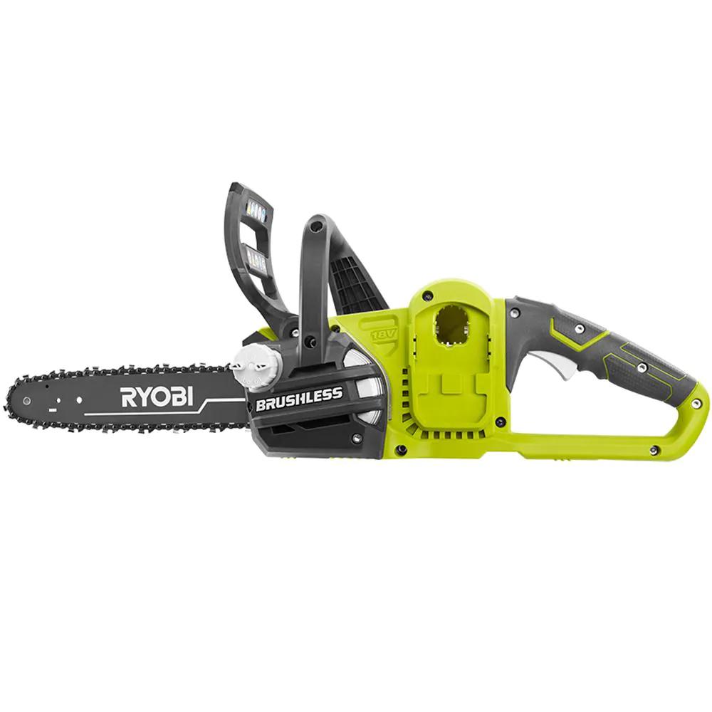 RYOBI 18 Volt ONE+ Brushless 12 in. Cordless Battery Chainsaw