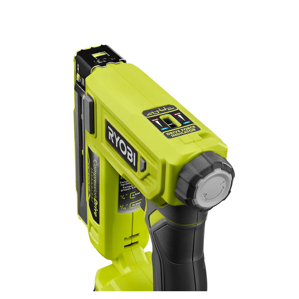 RYOBI 18 Volt ONE+ Cordless 3/8 in. Crown Stapler