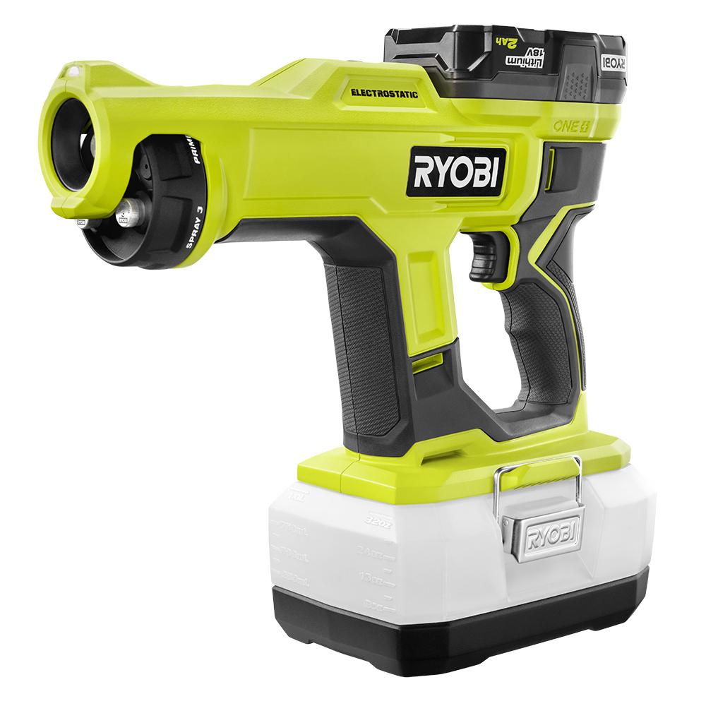 RYOBI ONE+ 18 Volt Cordless Handheld Electrostatic Sprayer Kit