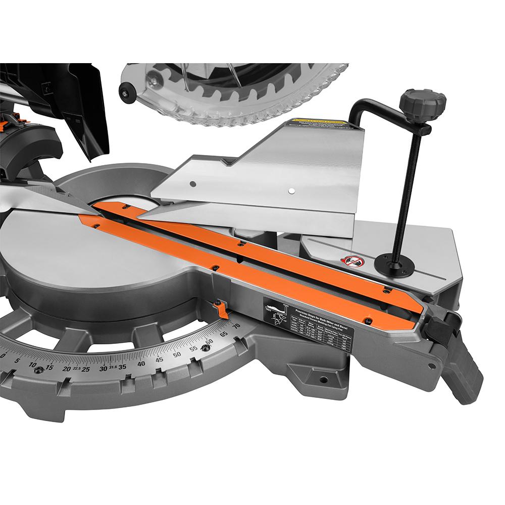 RIDGID 15 Amp 12 In. Dual Bevel Sliding Miter Saw RIDGID Brands