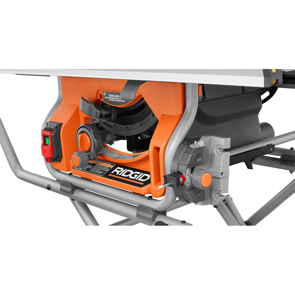 Ridgid 10 In Pro Jobsite Table Saw With Stand 