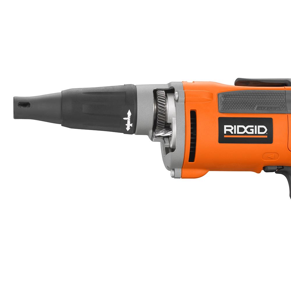 RIDGID 6.5 Amp 1/4 In. Heavy-Duty VSR Drywall Screwdriver