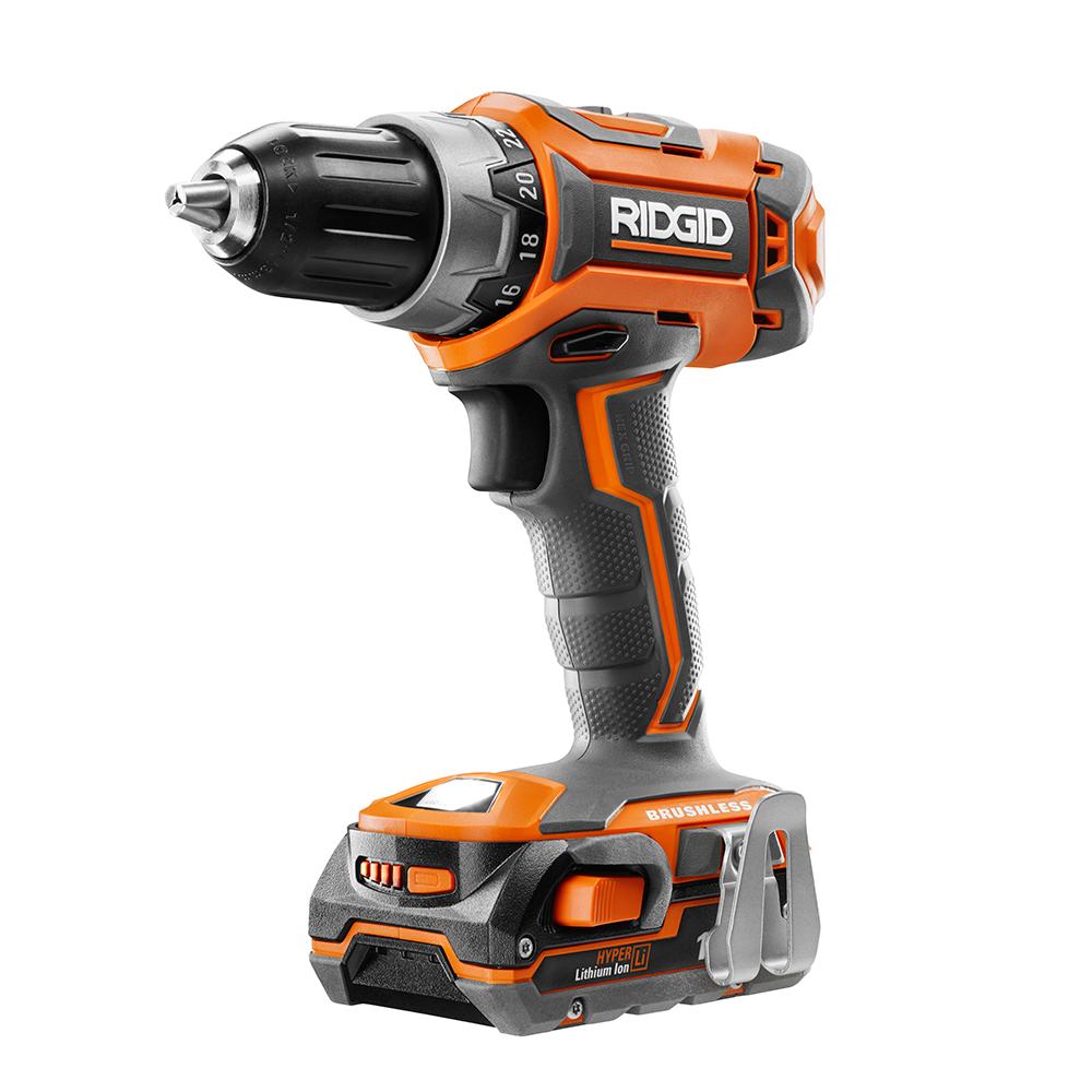 RIDGID 18 Volt Lithium-Ion GEN5X Brushless Drill/Driver and Impact ...