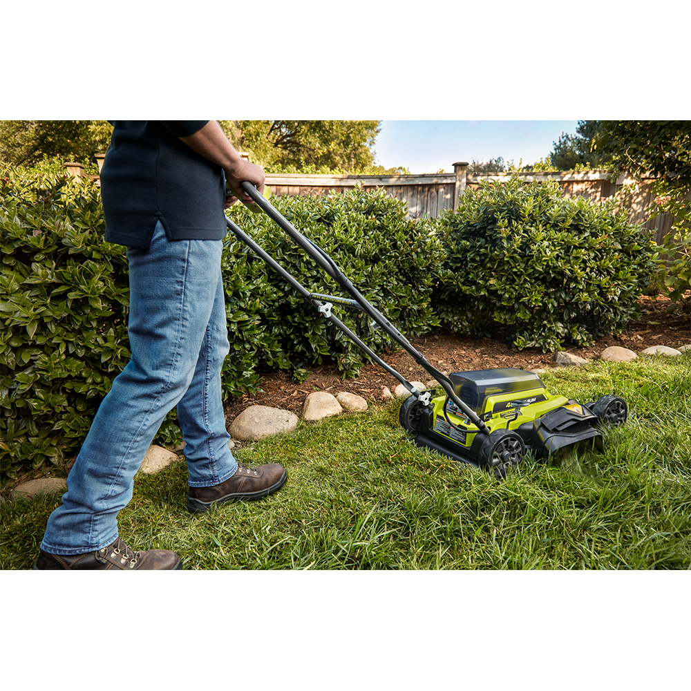 Ryobi 40 Volt Lithium Ion 18 In 2 In 1 Cordless Lawn Mower