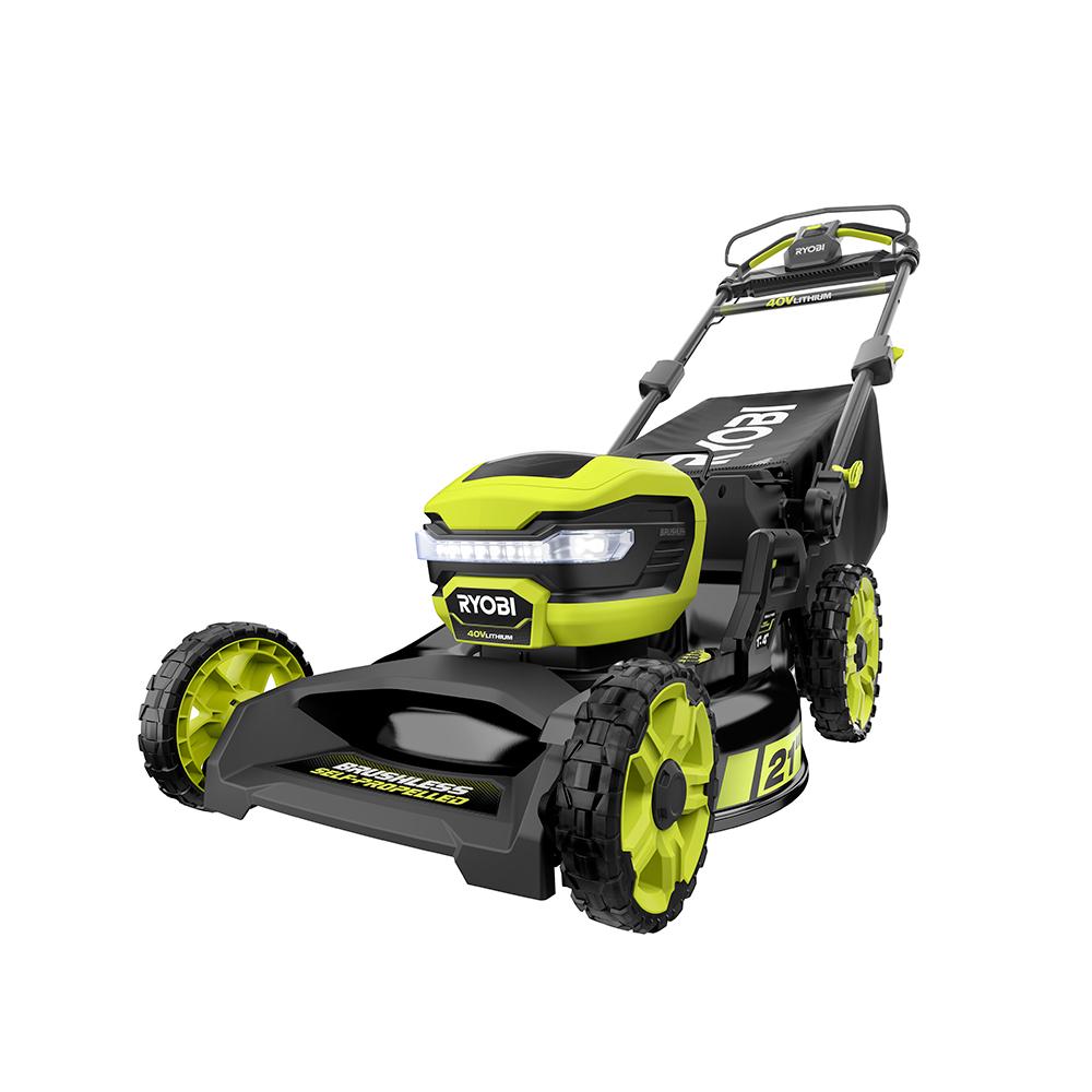 RYOBI 40 Volt 21 In. Brushless Self-Propelled Mower Kit