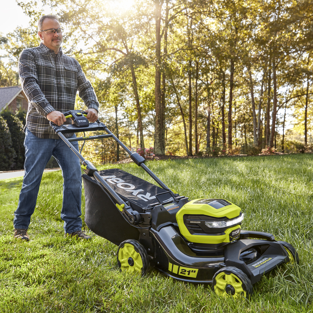 RYOBI 40 Volt 21 In. Brushless Self-Propelled Mower Kit