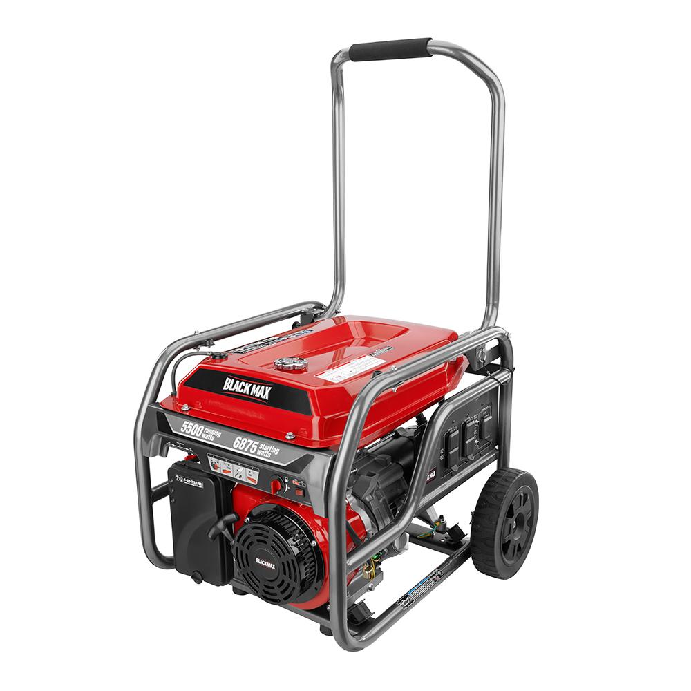 BLACK MAX 5500 Watt Gas Portable Generator BLACK MAX Brands