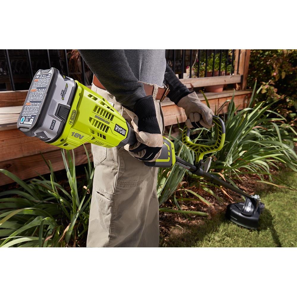 ryobi 18 volt brushless string trimmer