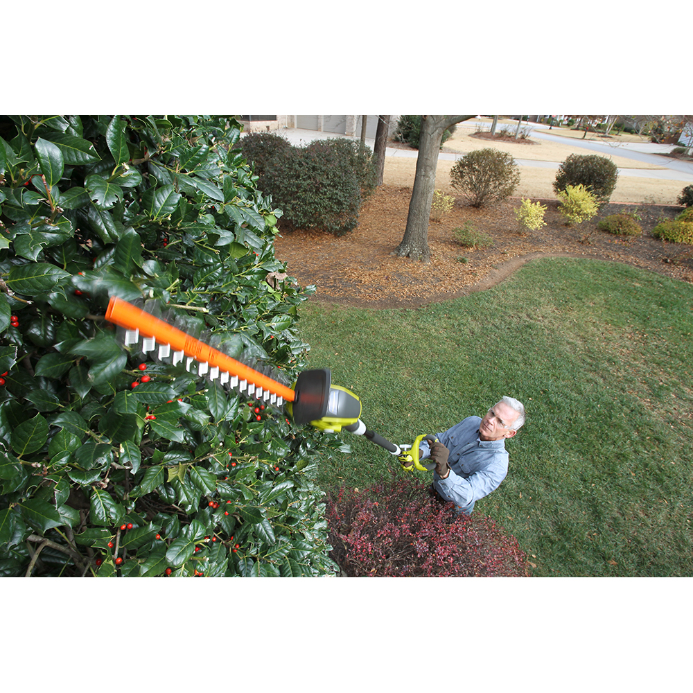 ryobi 40 volt extension pole hedge trimmer