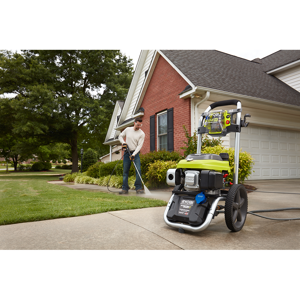 RYOBI ONE+ 18 Volt 3200 PSI Electric Start Gas Pressure Washer