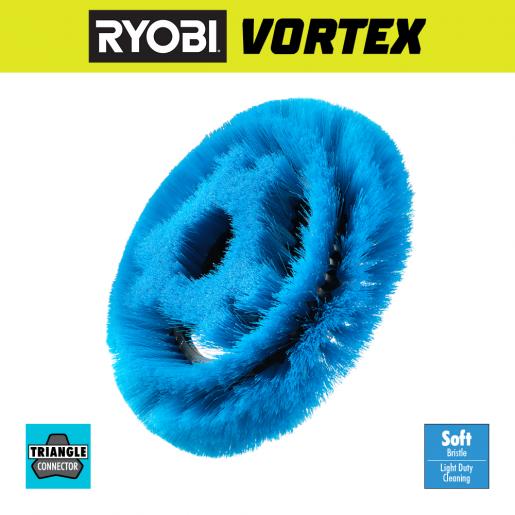 RYOBI Soft Bristle Brush Cleaning Kit (2-Piece)