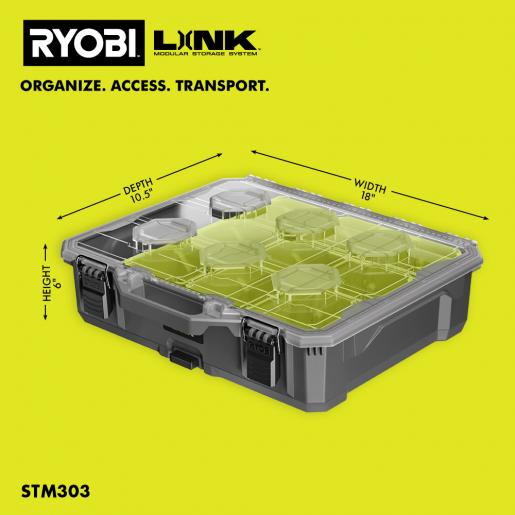 LINK COMPACT SMALL PARTS ORGANIZER - RYOBI Tools