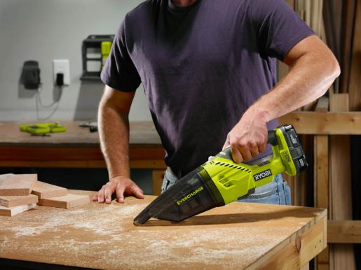 Ryobi p714k 18v one+ evercharge cordless hand vacuum online kit