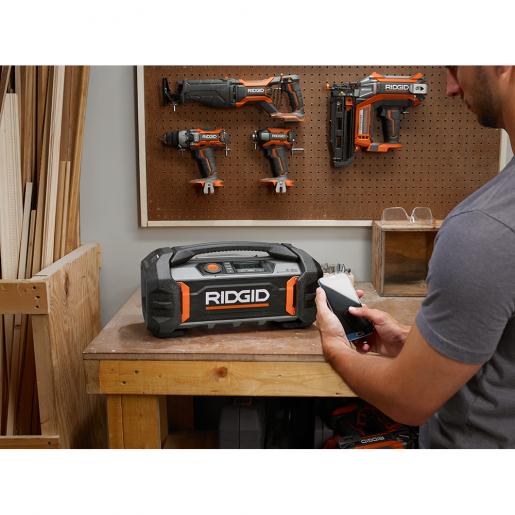 18V Jobsite Radio w/ Bluetooth®, RIDGID Tools