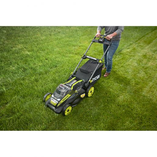 RYOBI Lawn Mower 20 in. 40-Volt Lithium-Ion Brushless Cordless Walk Behind  : : Patio, Lawn & Garden